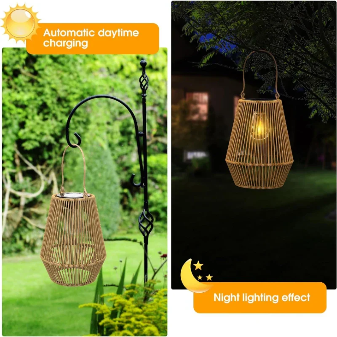 Eco-Friendly Solar Lantern for Enchanting Outdoor Ambiance