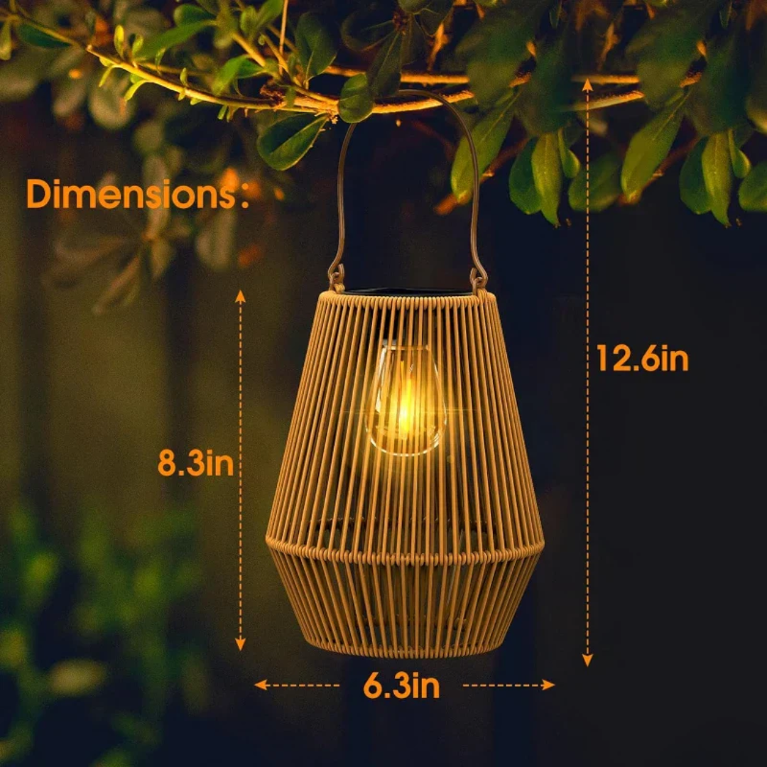 Eco-Friendly Solar Lantern for Enchanting Outdoor Ambiance