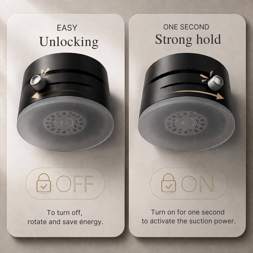 Car Phone Mount with Suction Cup | Magnetic Grip | Adjustable and Foldable