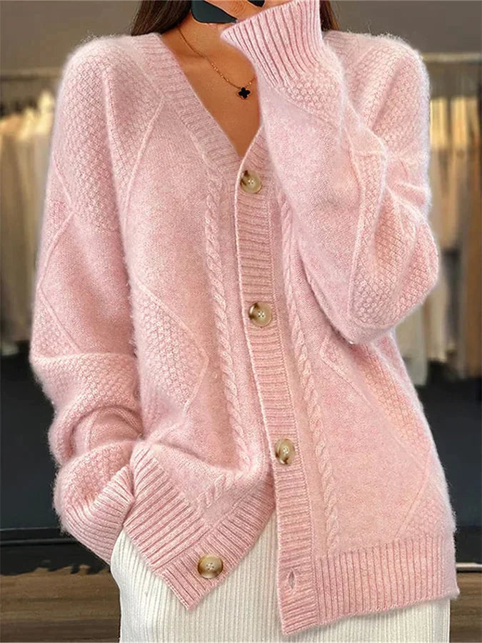 Cardigan with Button Closure