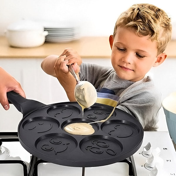Smiley Pancakes Maker for a Cheerful Morning Start