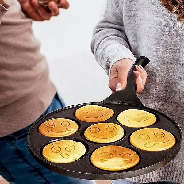 Smiley Pancakes Maker for a Cheerful Morning Start