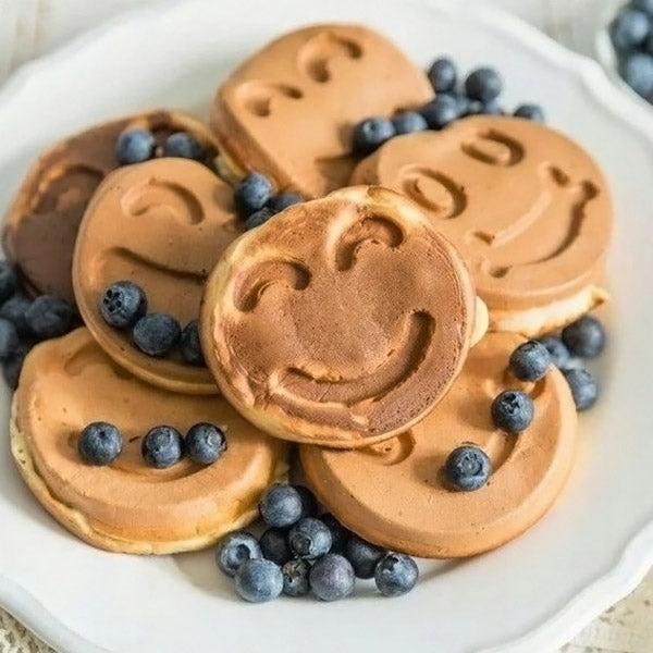 Smiley Pancakes Maker for a Cheerful Morning Start