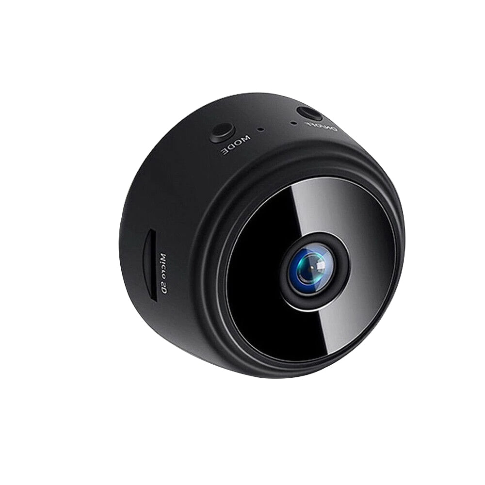 1080p HD Mini Surveillance Camera with Wi-Fi, Motion Detection & Night Vision