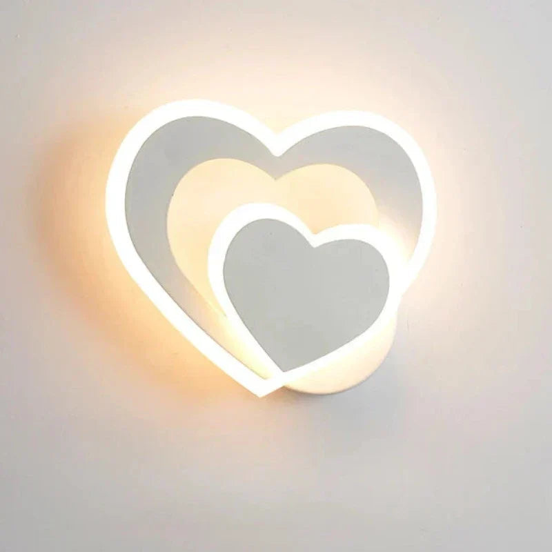 Charming Heart-Shaped Wall Light for Cozy Spaces