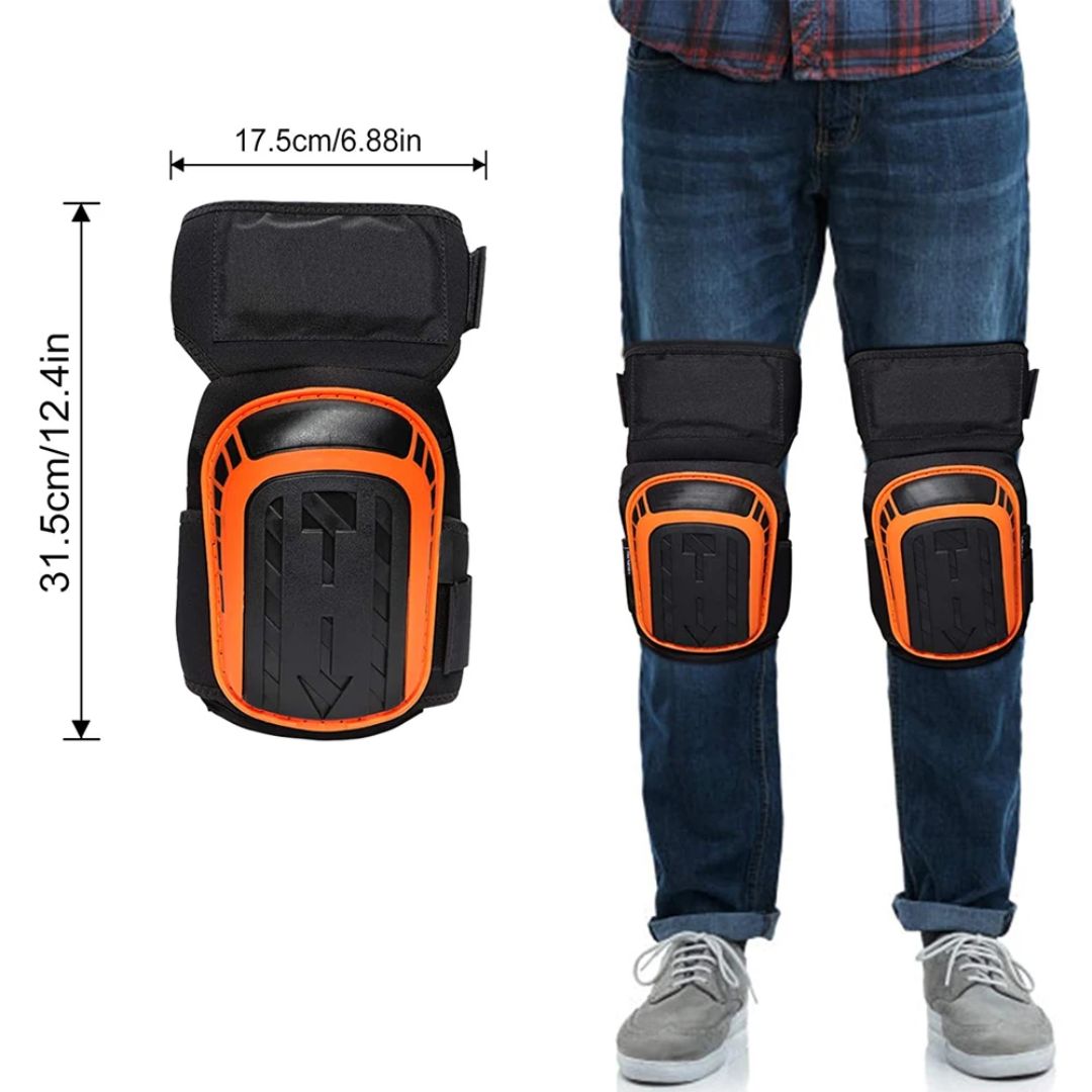 Durable Comfort Knee Guards with Adjustable Secure Fit