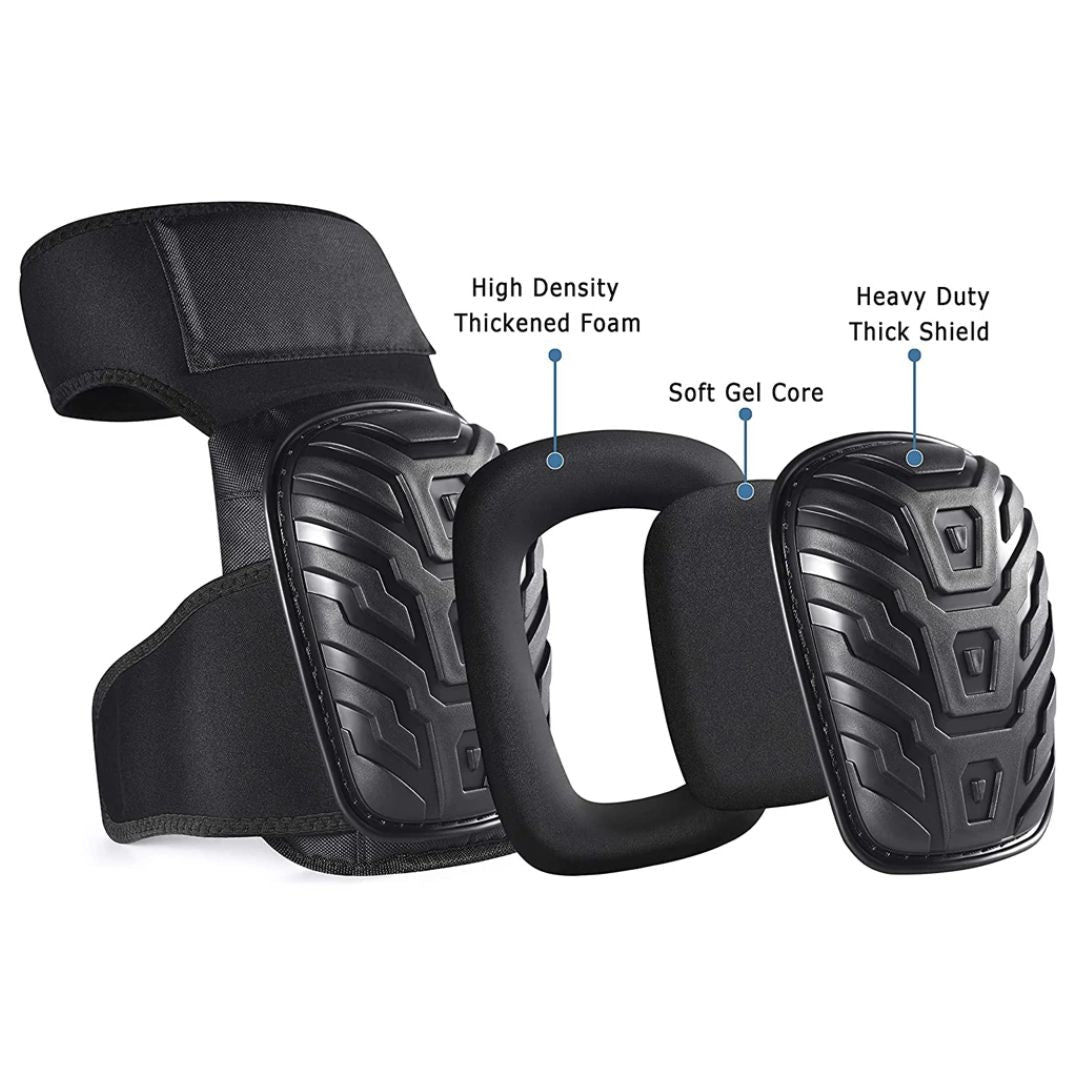 Durable Comfort Knee Guards with Adjustable Secure Fit