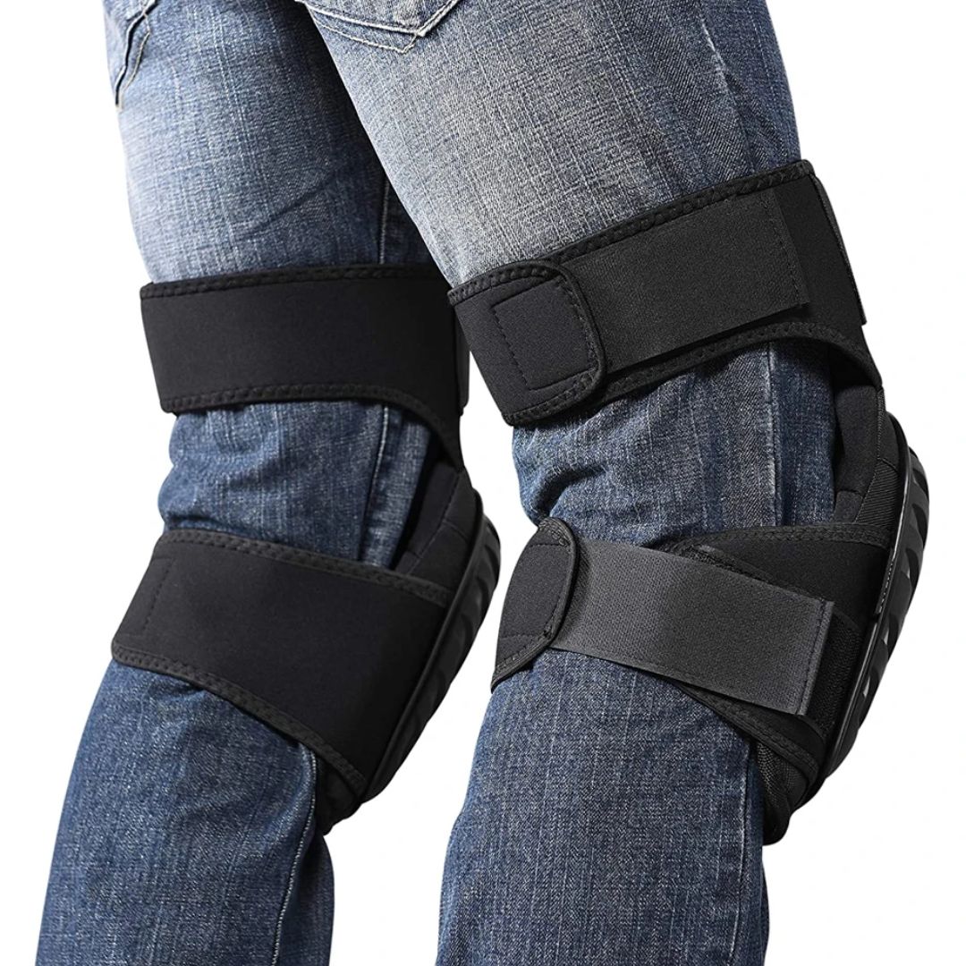 Durable Comfort Knee Guards with Adjustable Secure Fit