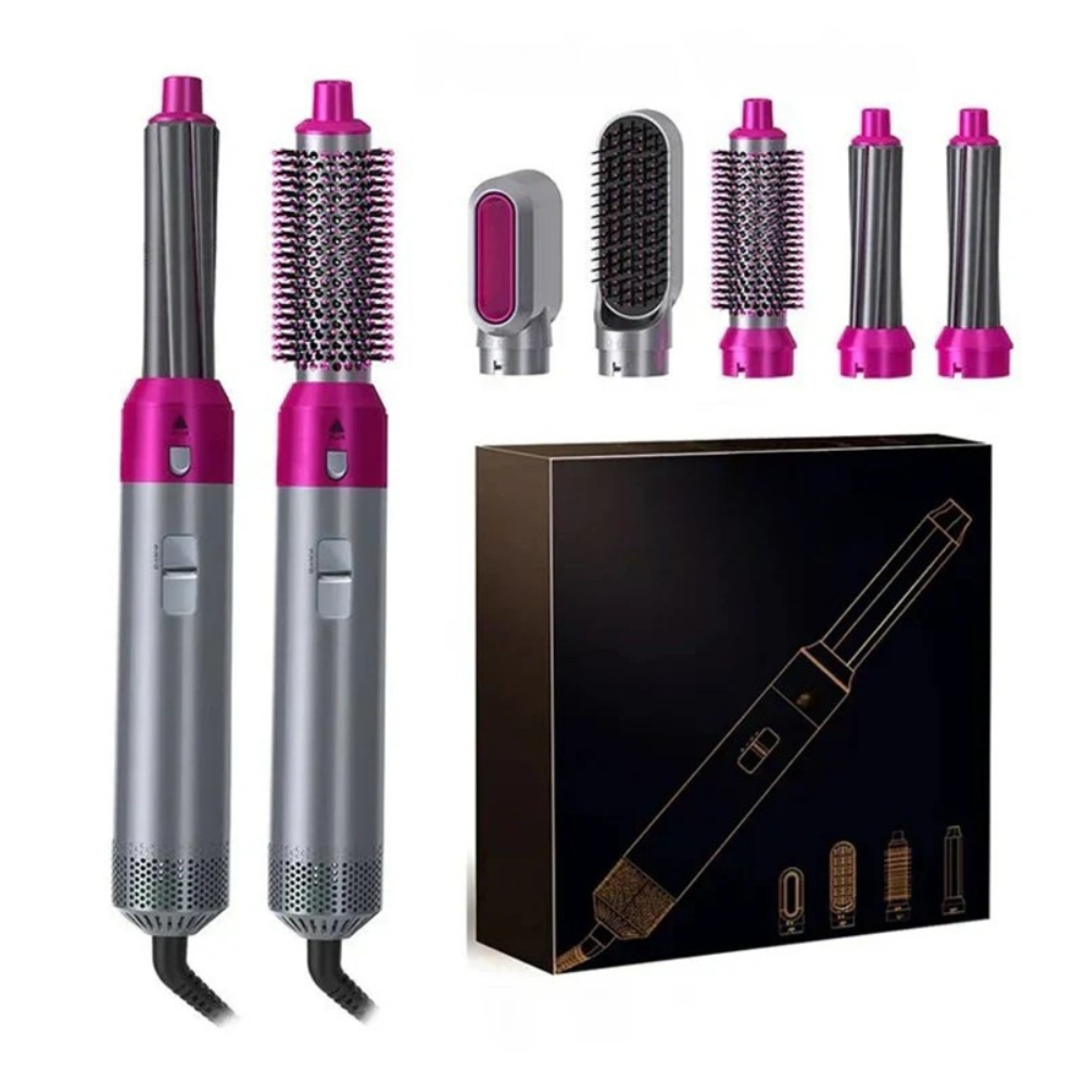 Hot Air Brush | Multi-Styling Attachments | Ionic Anti-Frizz Technology