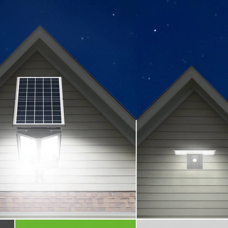 EcoBright - Solar LED Outdoor Spotlight with Motion Sensor & Remote Control