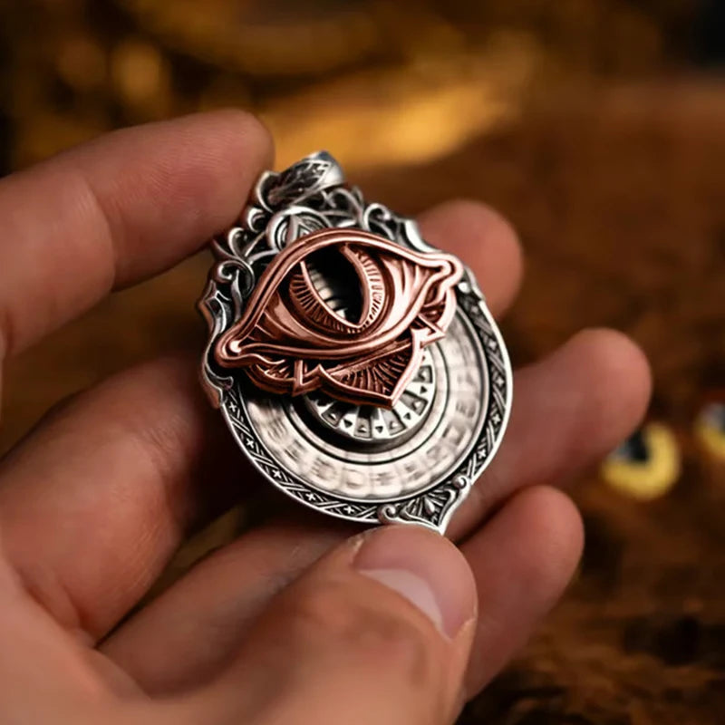 Men's Pendant Necklace | Mystical Eye Design | Vintage Style
