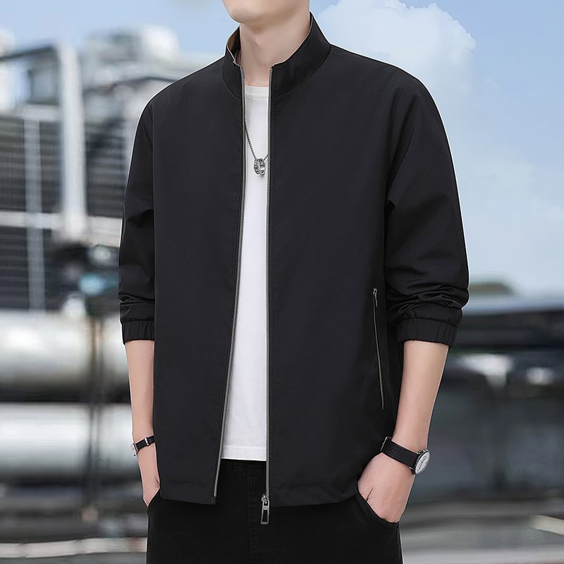 Men's Stand Collar Jacket – Effortless Style and Reliable Comfort for Active Living