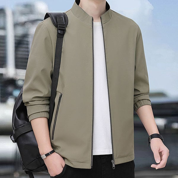 Men's Stand Collar Jacket – Effortless Style and Reliable Comfort for Active Living