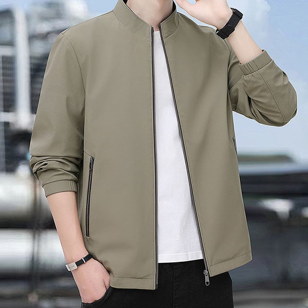 Men's Stand Collar Jacket – Effortless Style and Reliable Comfort for Active Living