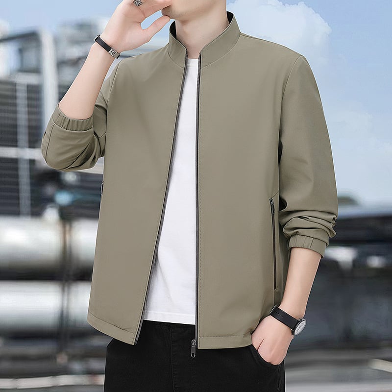 Men's Stand Collar Jacket – Effortless Style and Reliable Comfort for Active Living