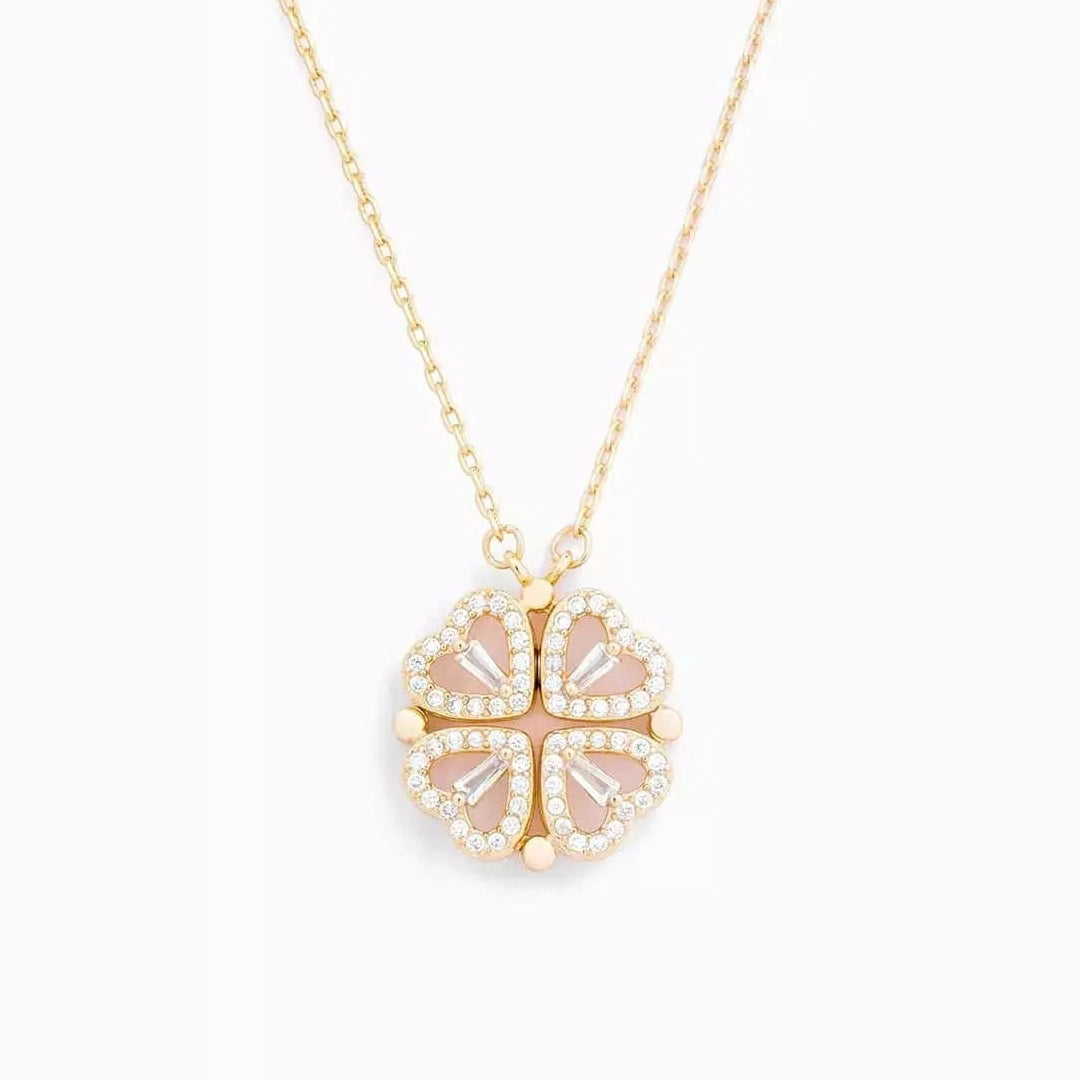 Heart Necklace | Transformable Pendant | Sparkling Lucky Design