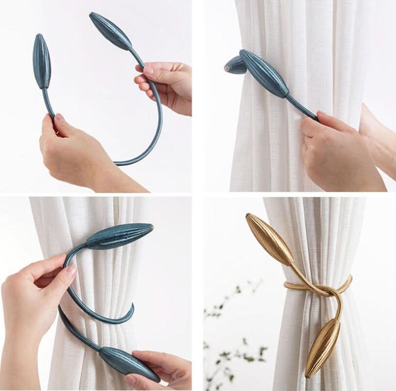 Adjustable Decorative Curtain Holdbacks for Easy Fitting