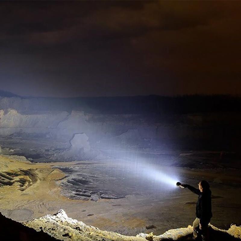 Ultra-Bright Rechargeable LED Torch with Waterproof Protection