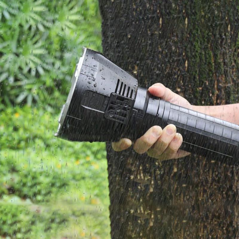 Ultra-Bright Rechargeable LED Torch with Waterproof Protection