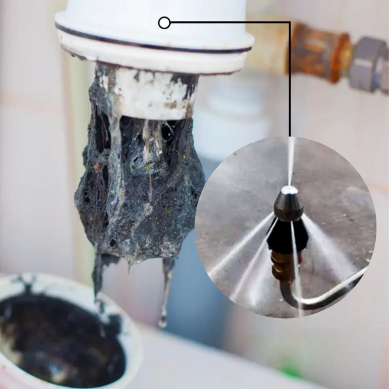 Ultimate High-Pressure Pipe Cleaning Nozzle for Blockages