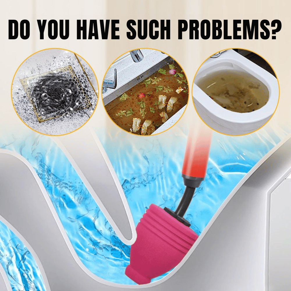 High-Pressure Drain Cleaner | Chemical-Free | Flexible Nozzle
