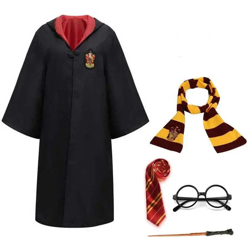 Complete Sorcerer's Outfit with Cloak & Essential Accessories