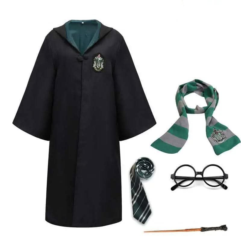 Complete Sorcerer's Outfit with Cloak & Essential Accessories