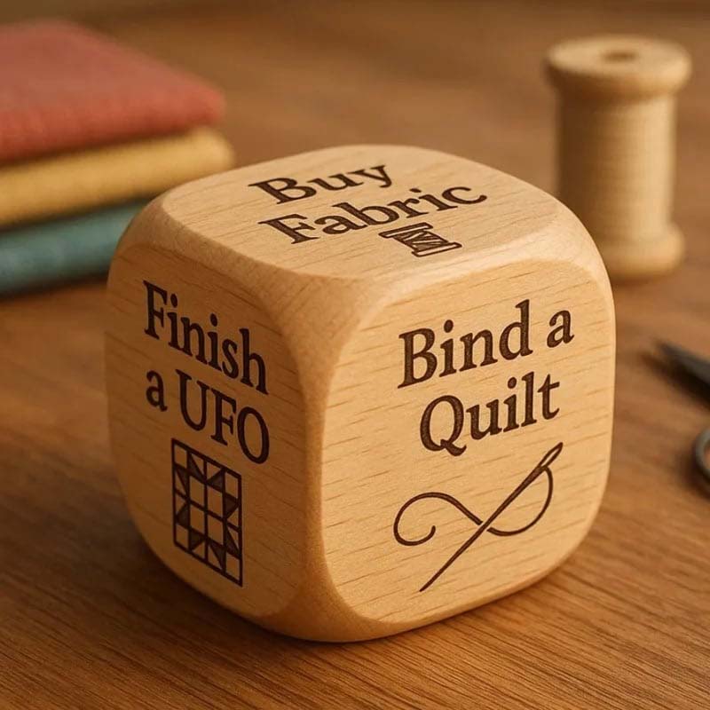 Wood Decision Dice | Creative Inspiration through Rolling | Laser Engraved