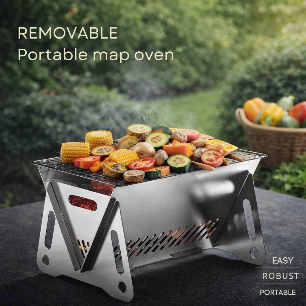 Charcoal Grill | Easy Assembly | Durable Design | Outdoor Flame