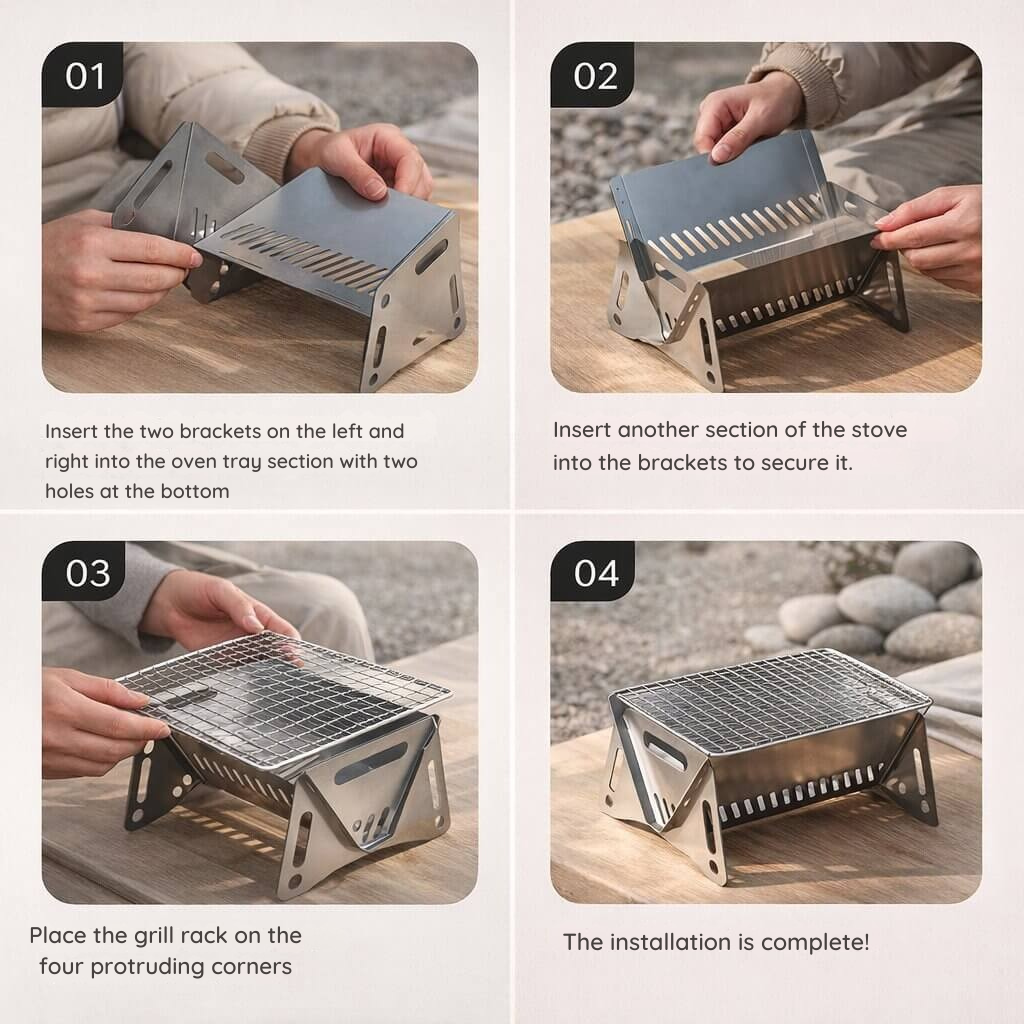 Charcoal Grill | Easy Assembly | Durable Design | Outdoor Flame
