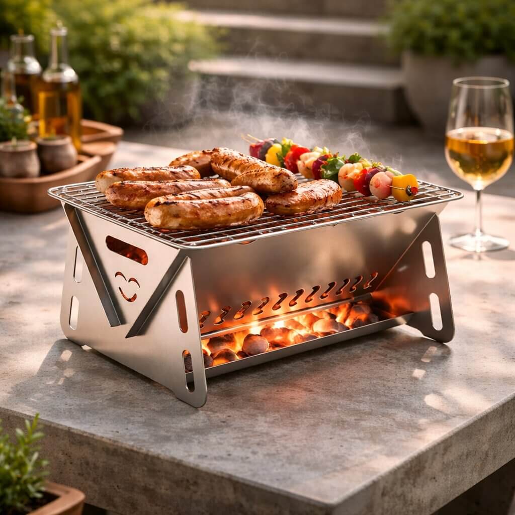 Charcoal Grill | Easy Assembly | Durable Design | Outdoor Flame