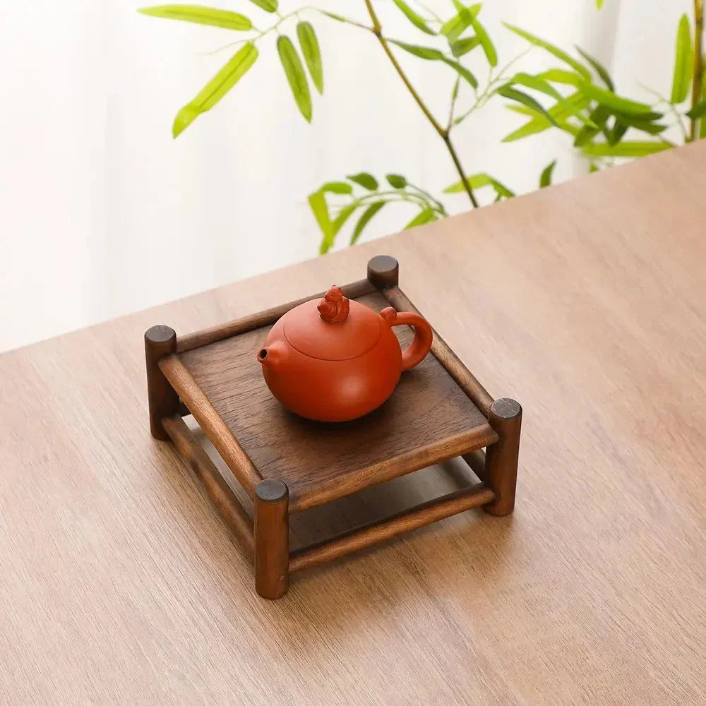 Wooden Shelf for Tea and Tableware | Solid Wood Design | Ready to Use