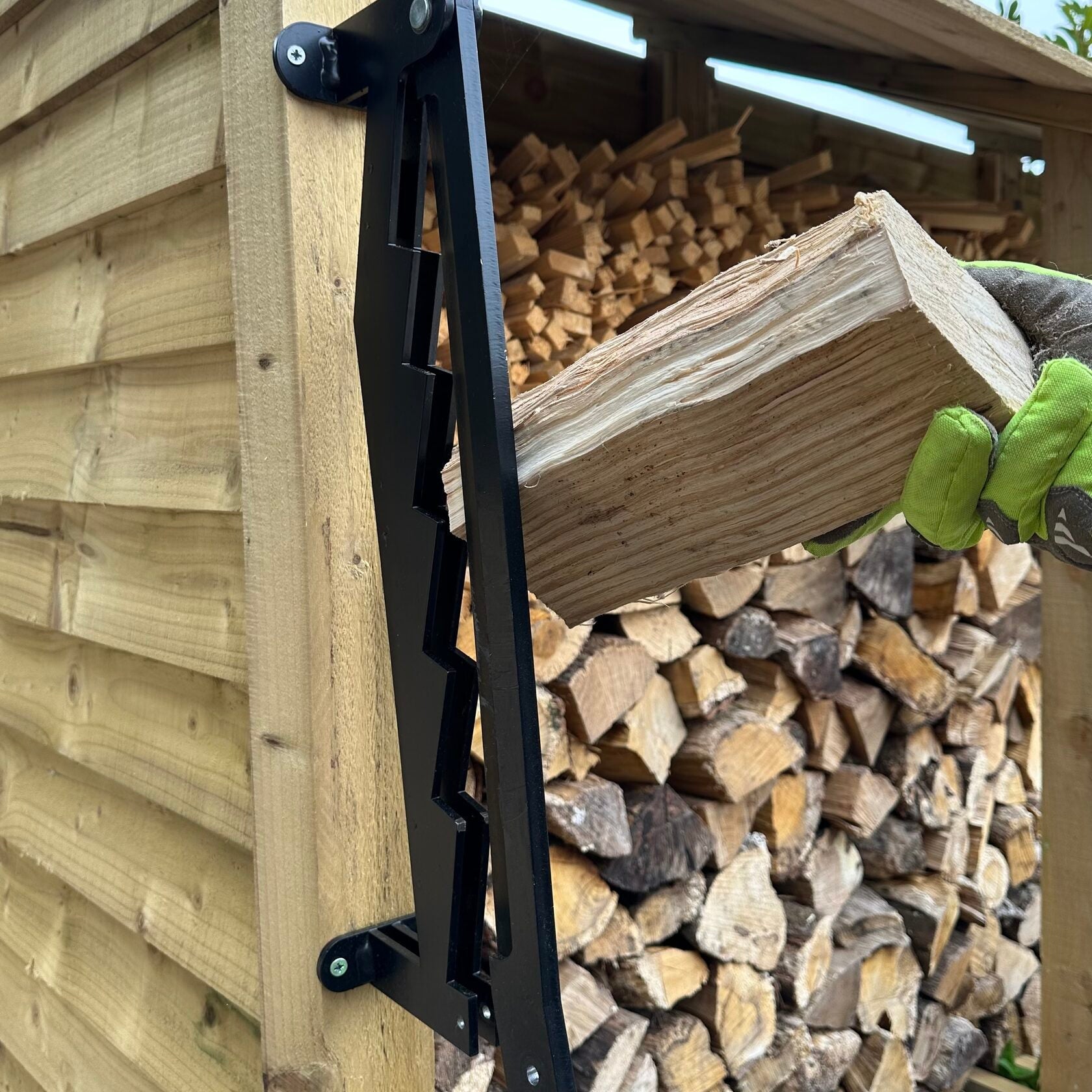 Wood Splitter | Lever Mechanism | Safe Splitting | Carbon Steel