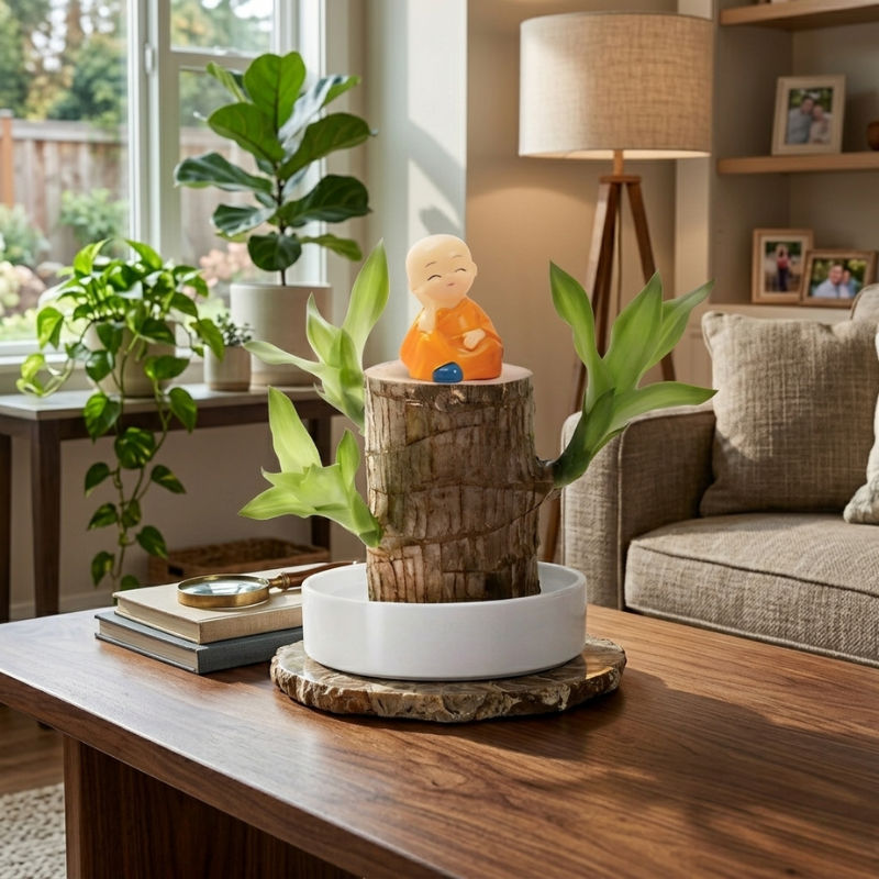 Elegant Indoor Potted Houseplant for Low Light Spaces