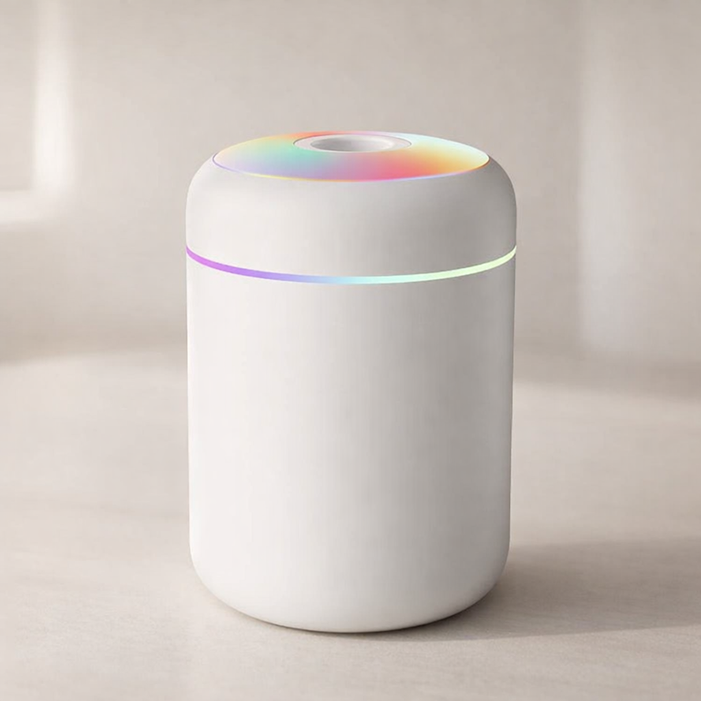 Compact USB Humidifier with LED Light – Perfect for Small Spaces