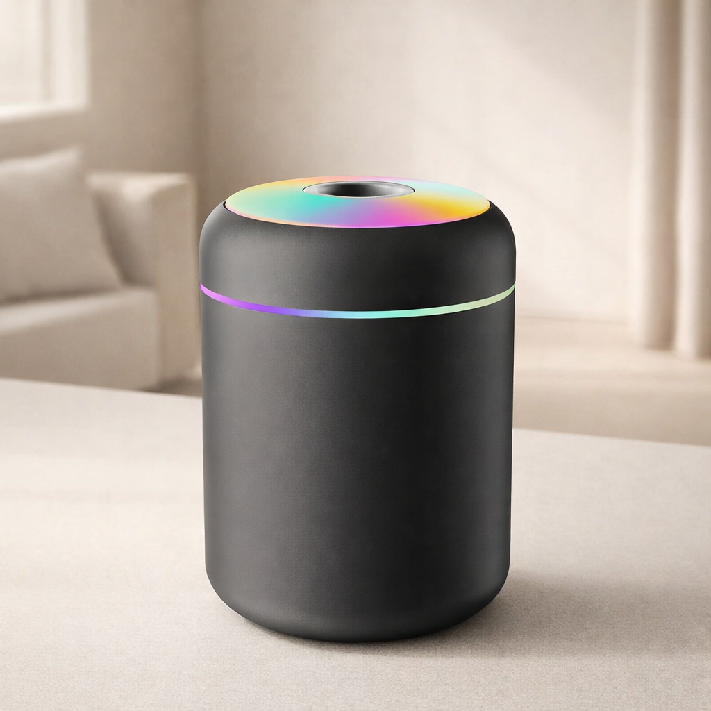 Compact USB Humidifier with LED Light – Perfect for Small Spaces