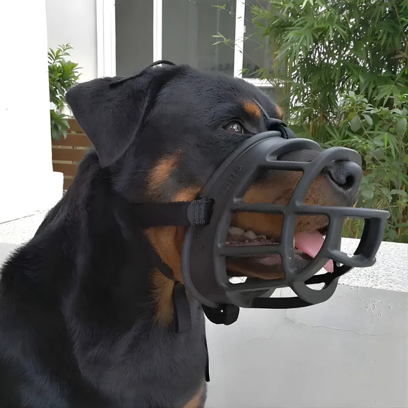 Adjustable Silicone Dog Muzzle | Breathable Design