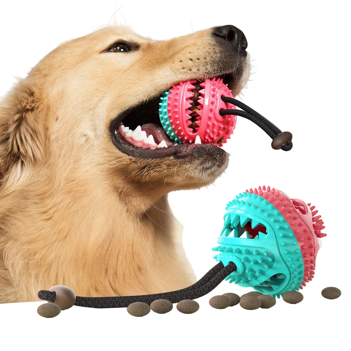 Dog Toy | Suction Cup Ball | Fills with Treats