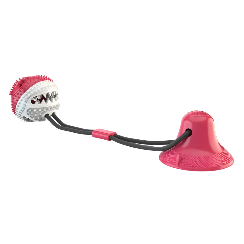 Dog Toy | Suction Cup Ball | Fills with Treats