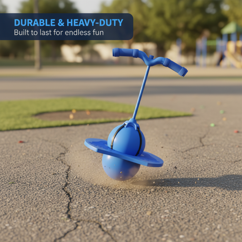 Jump Ball | Non-Slip Surface | Removable Handles
