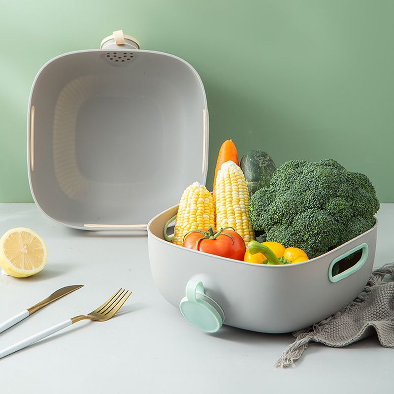Multi-Functional Hygiene Rinsing and Draining Basket