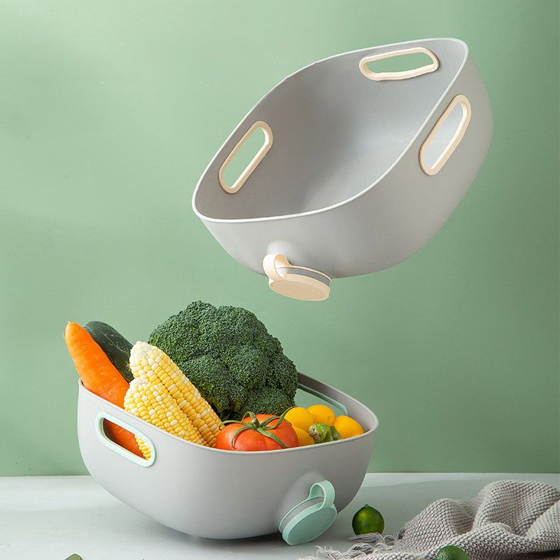 Multi-Functional Hygiene Rinsing and Draining Basket