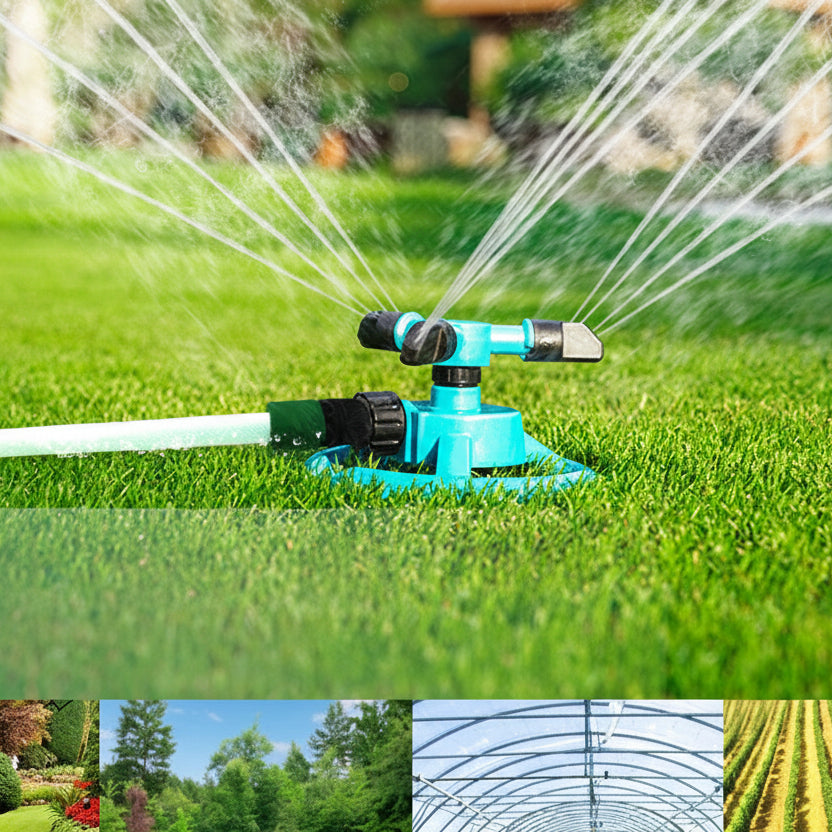 AquaWhirl - 360° Garden Sprinkler for Effortless Hydration