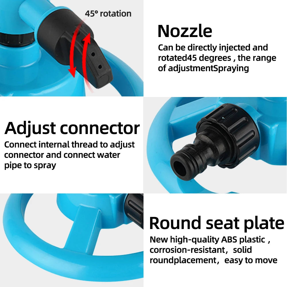 AquaWhirl - 360° Garden Sprinkler for Effortless Hydration