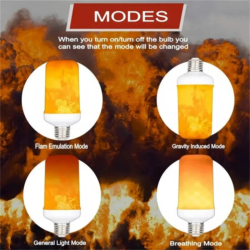 FlickerGlow – LED Flame Effect Bulb for Cozy Ambience