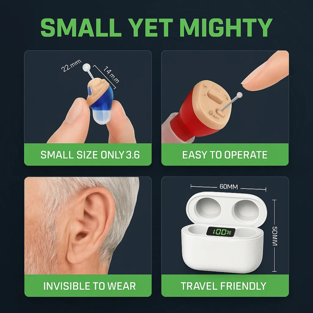 Rechargeable In-Ear Hearing Devices for Enhanced Clarity