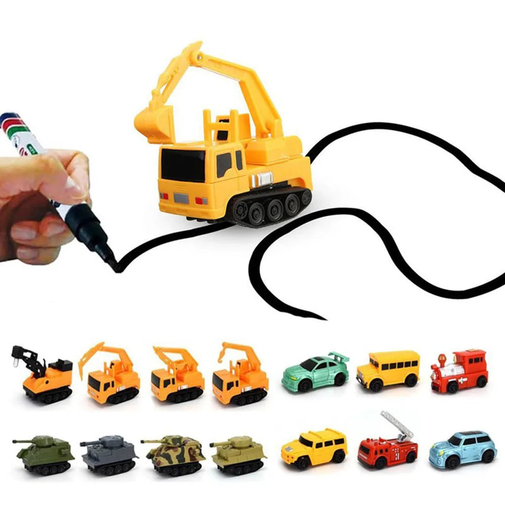 Inductive Line-Following Toy Car | Follows Drawn Paths | Ready to Use
