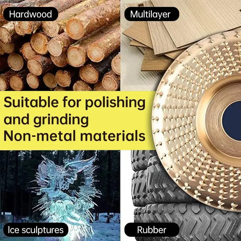 3-Piece Professional Grinding Wheel Set for Woodworking - Industrial Grade