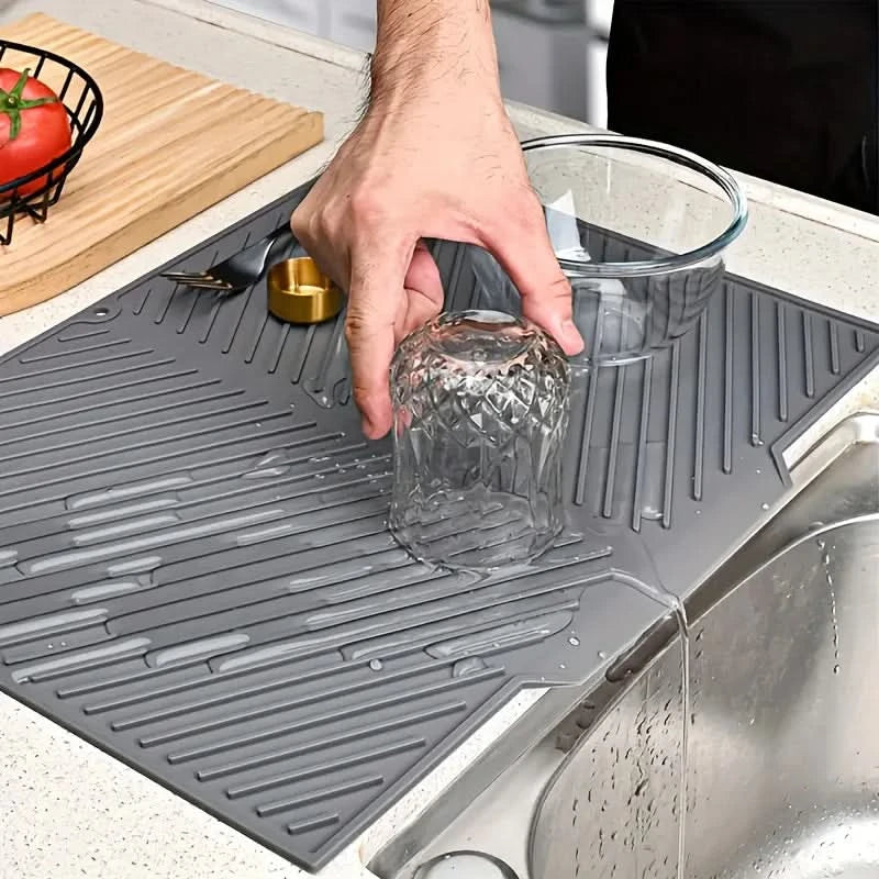 Silicone Dish Drying Mat for Kitchen Use