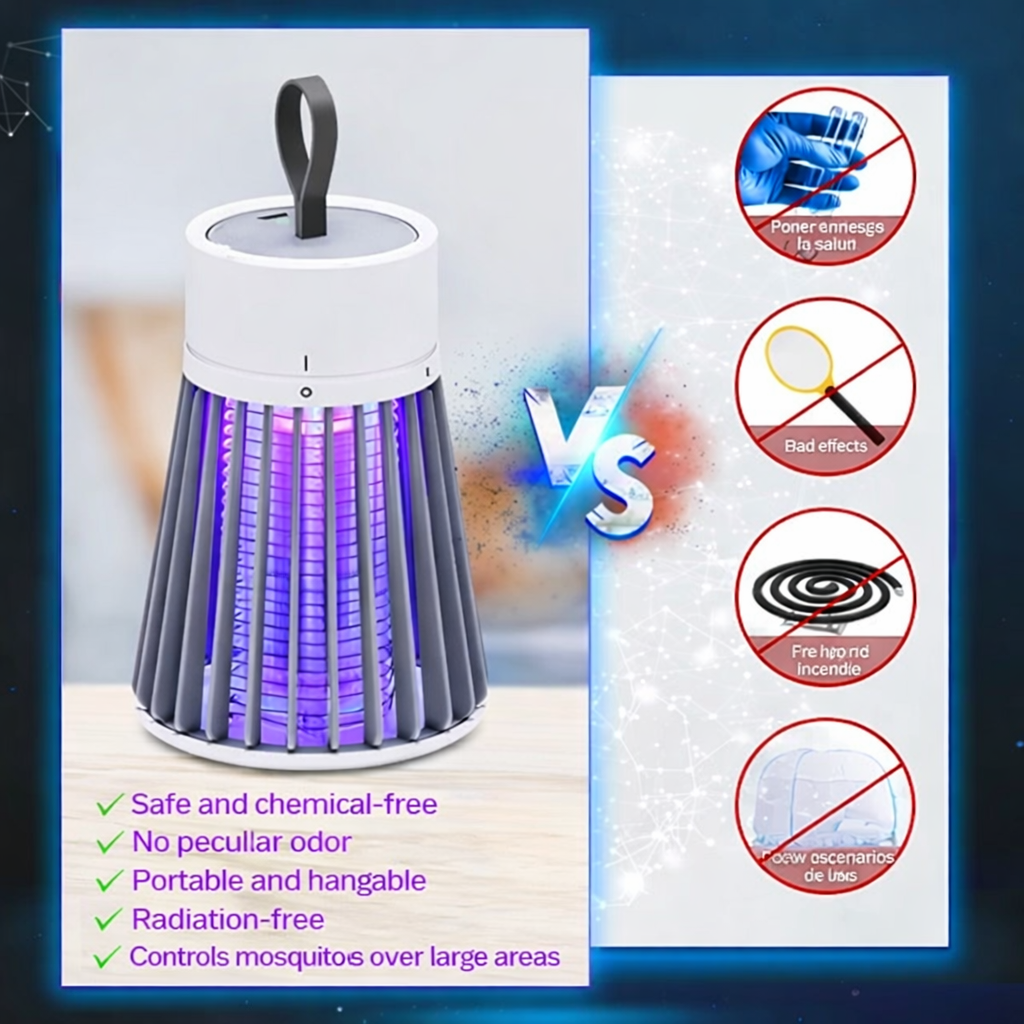 Insect Control Lamp | Quiet Bug Protection | USB Rechargeable
